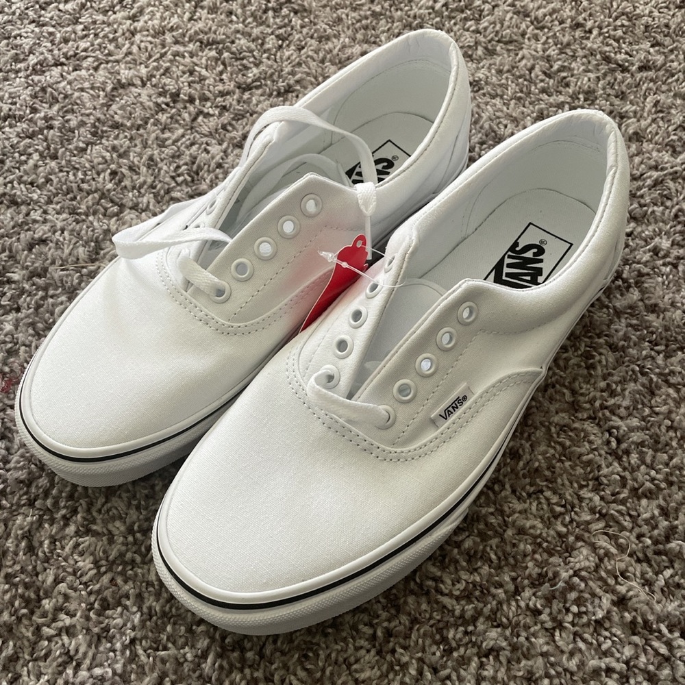 BRAND NEW white era vans